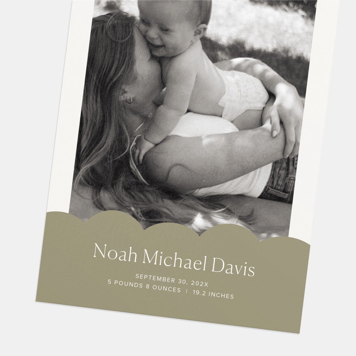 Cloud Nine Birth Announcement