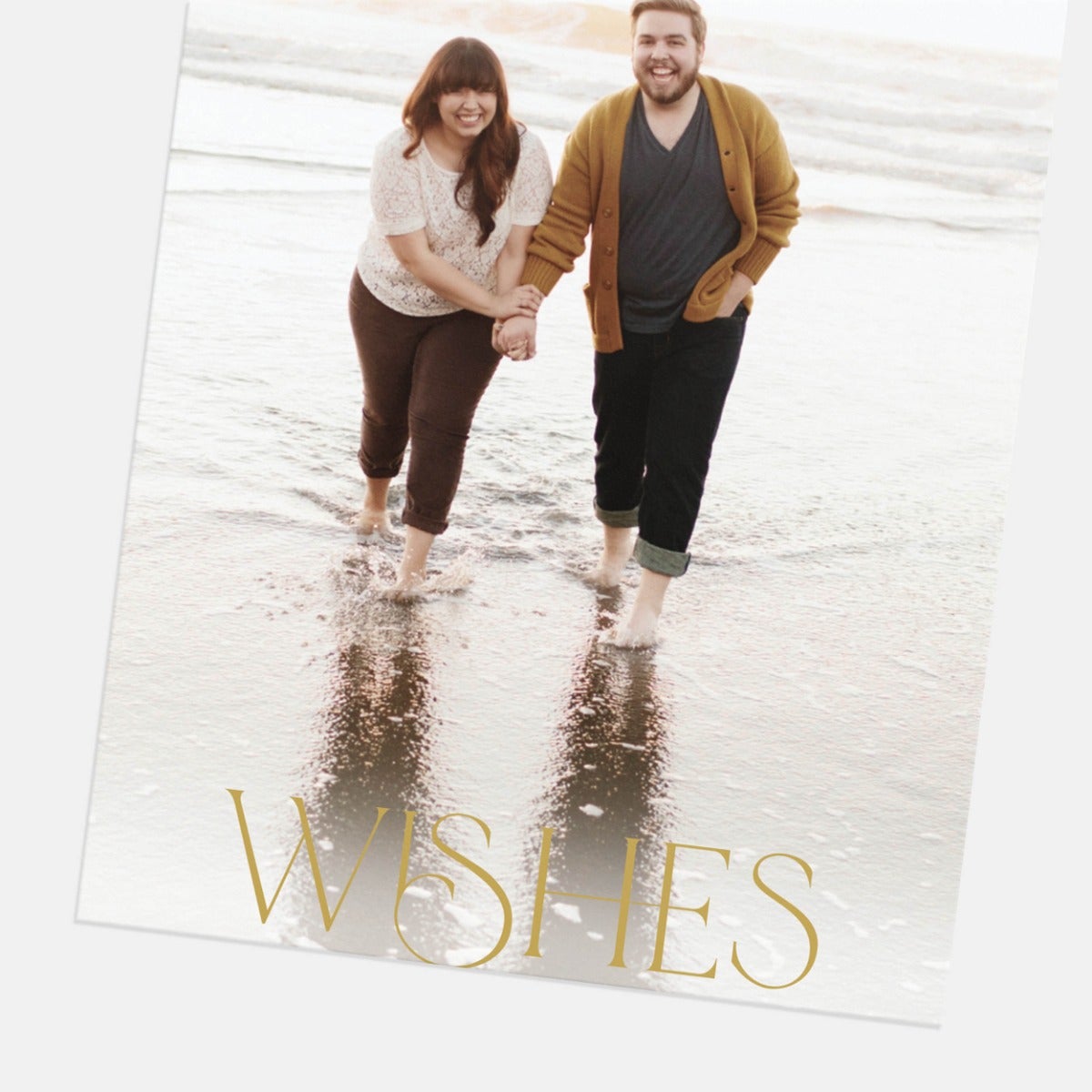 Elegant Wishes Holiday Card