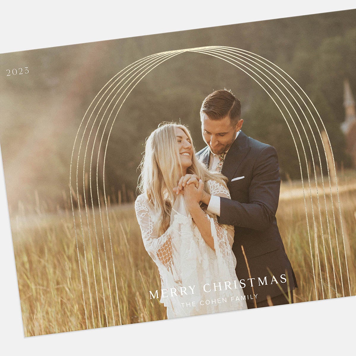 Foil Arches Holiday Card