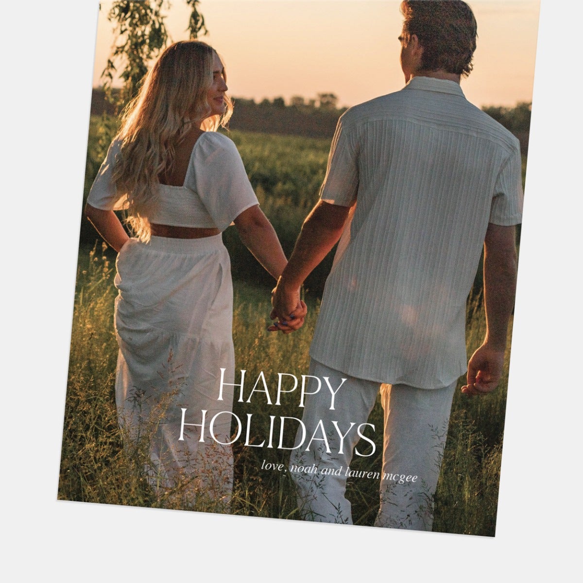 Front and Center Holiday Card