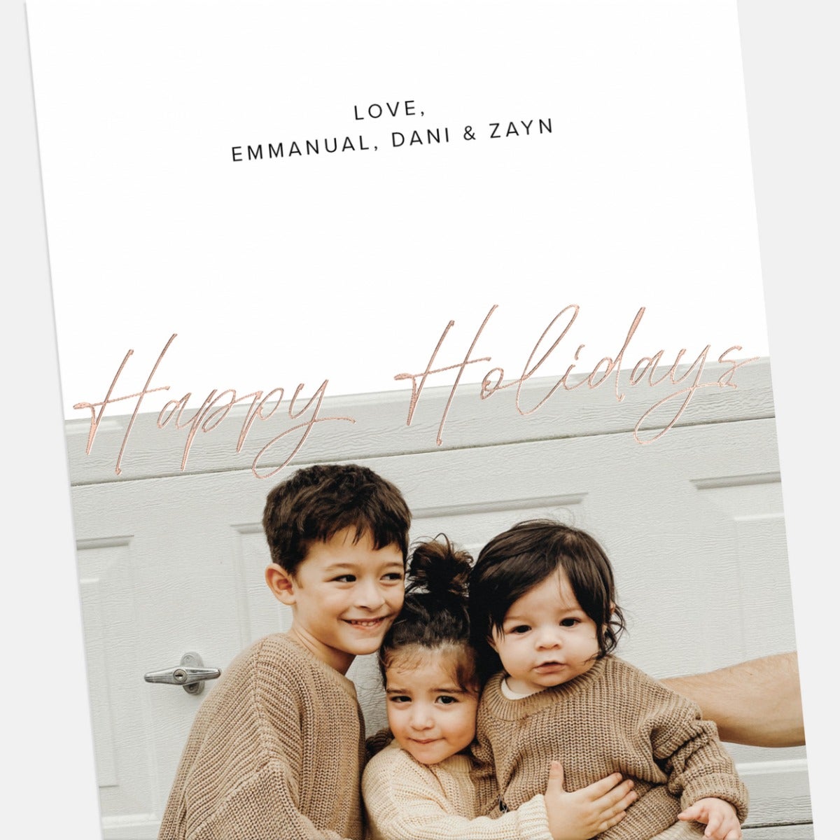 Happy Half & Half Holiday Card