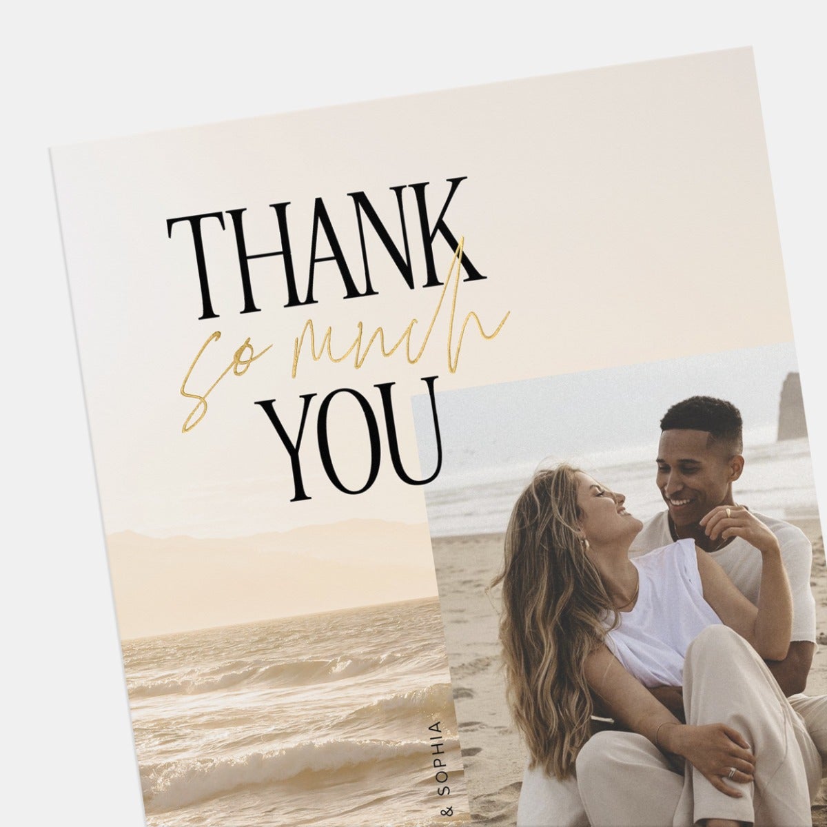 Layered Photo Thank You Card