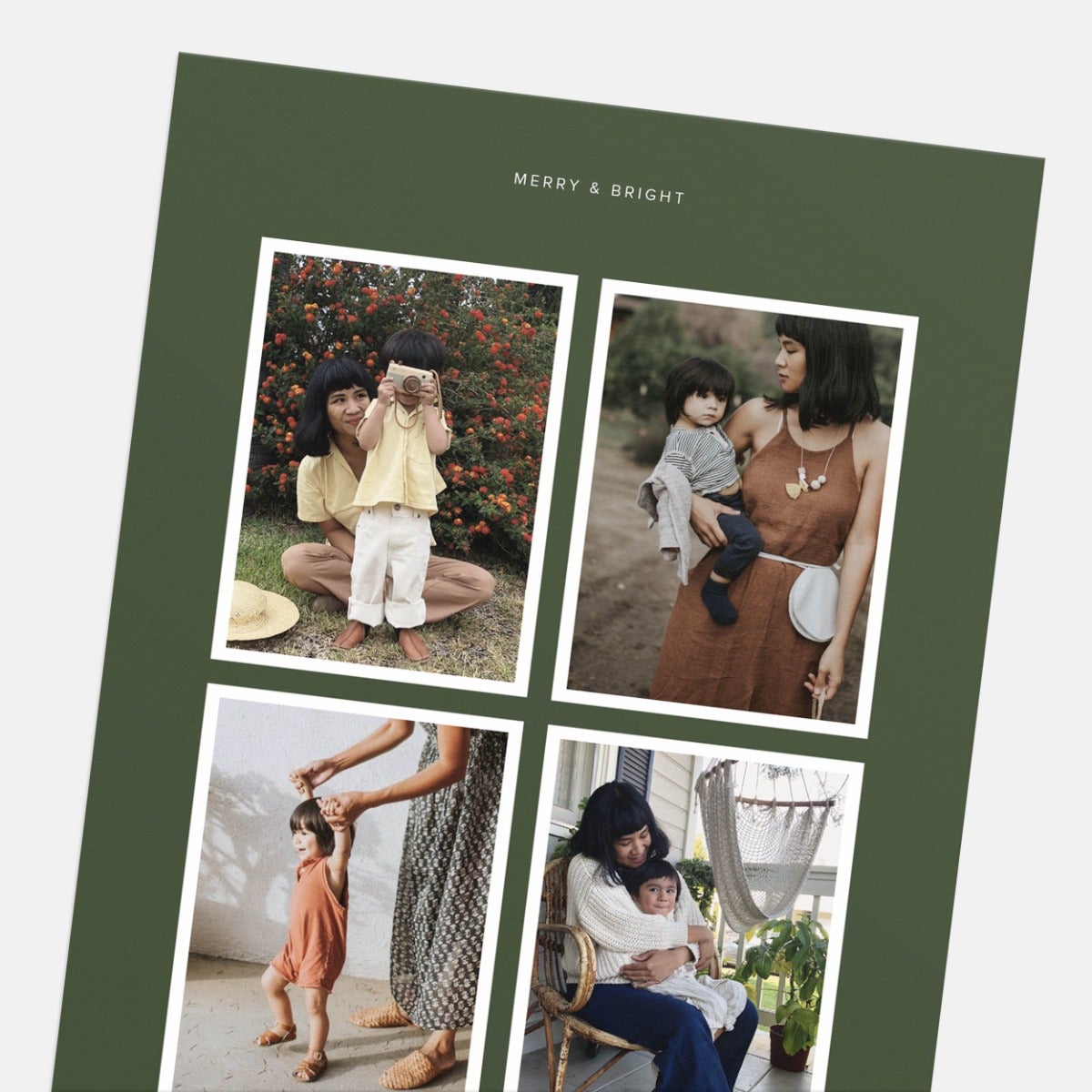 Merry & Bright 4-Image Card