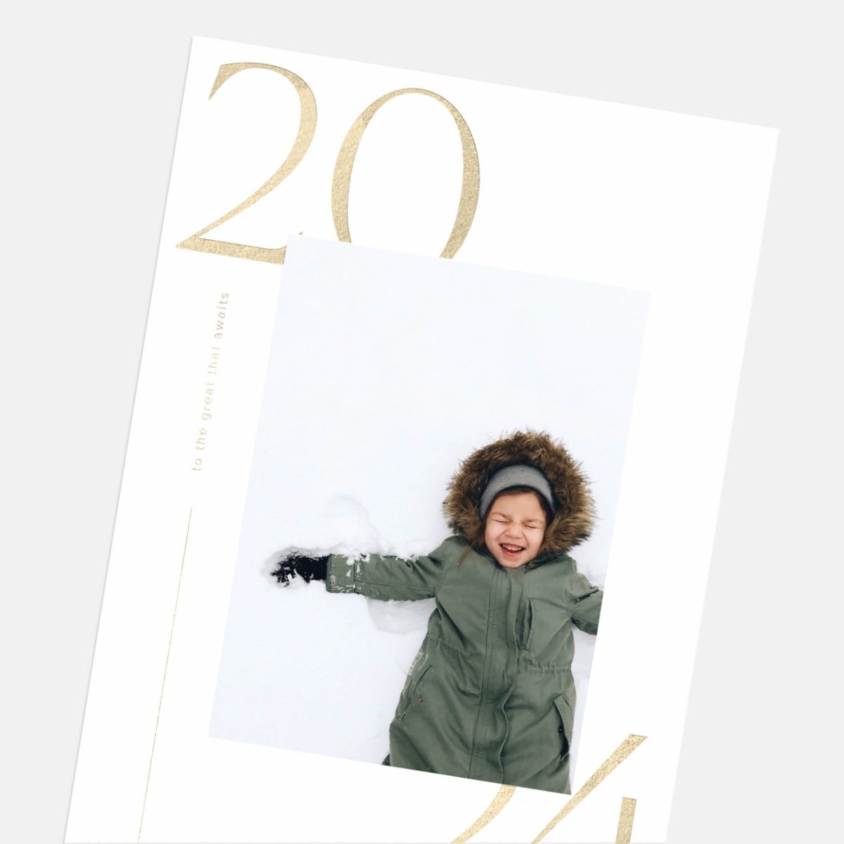 Modern 2024 New Year Card