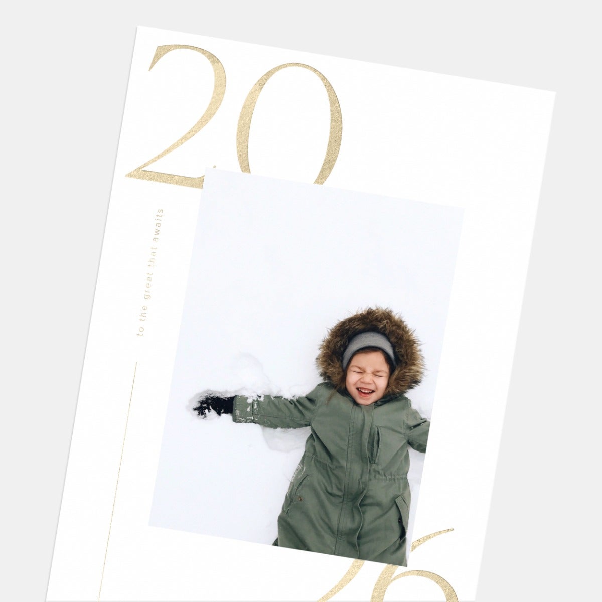 Modern 2026 New Year Card