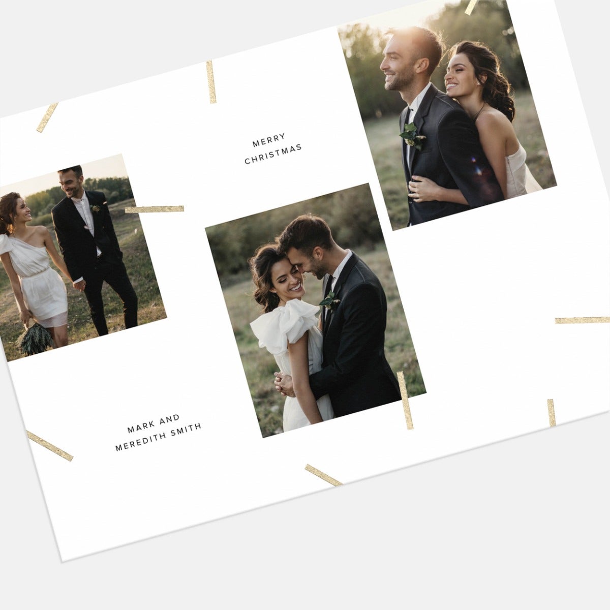Modern Confetti Holiday Card