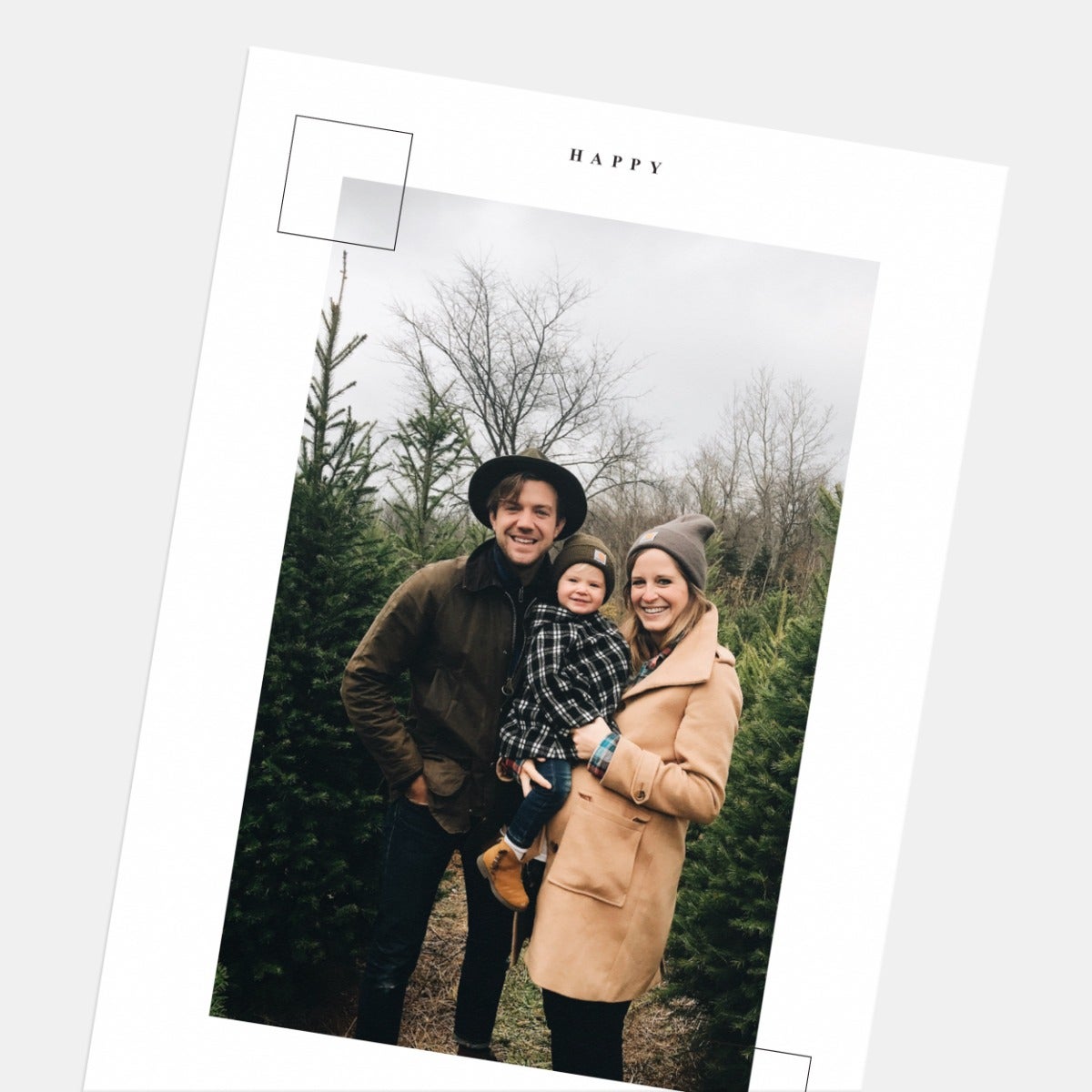 Modern Lines Holiday Card