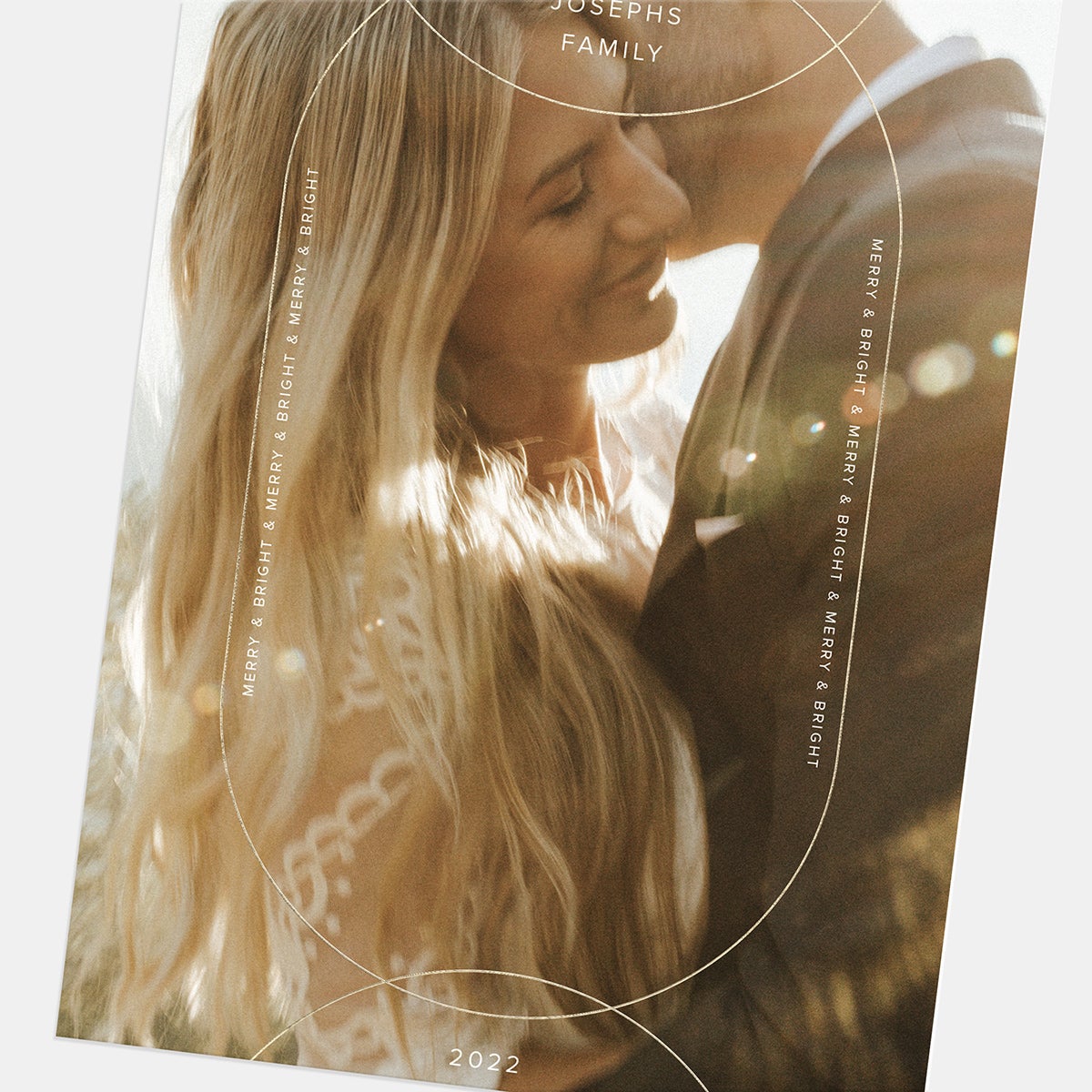 Modern Links Holiday Card