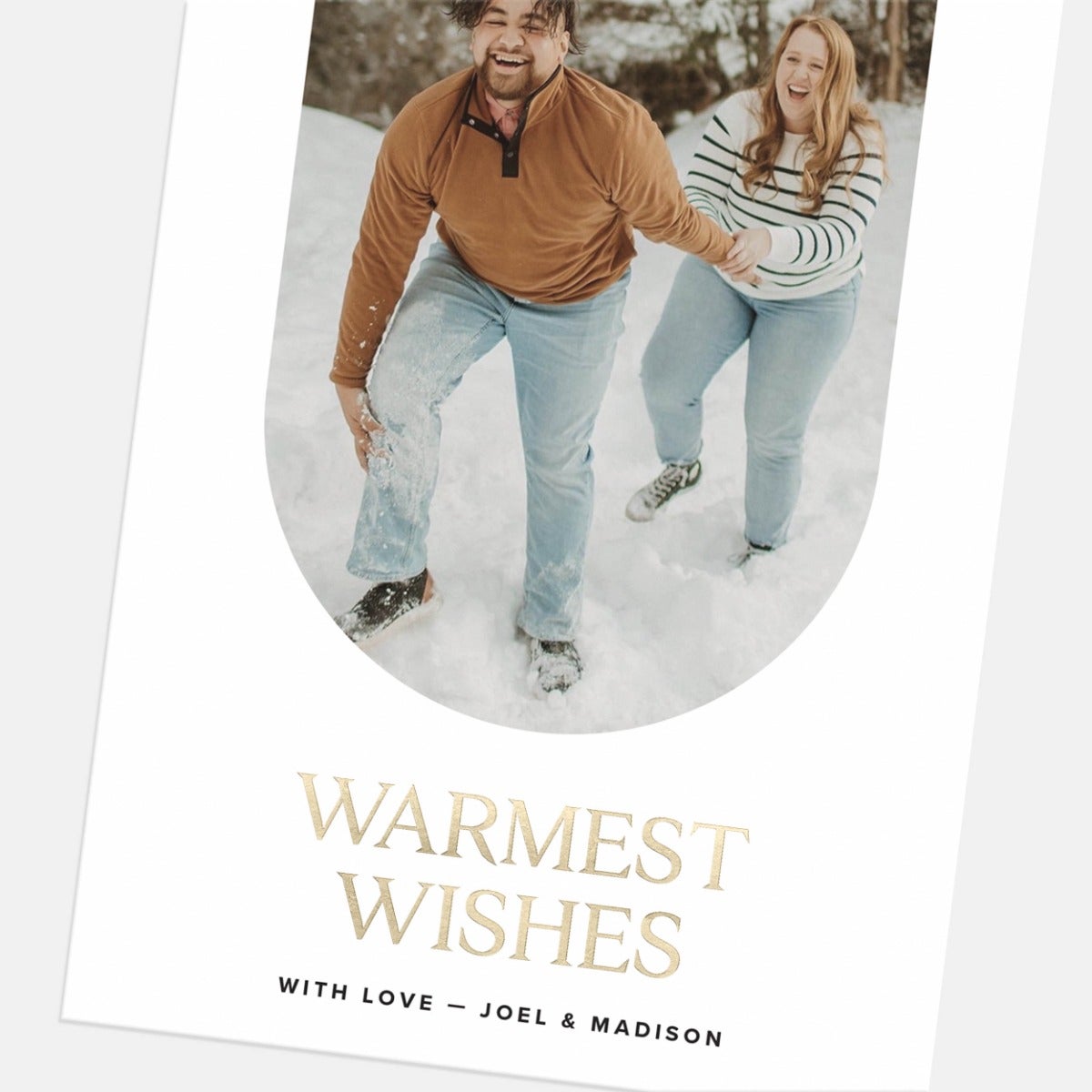 Only Upside Holiday Card