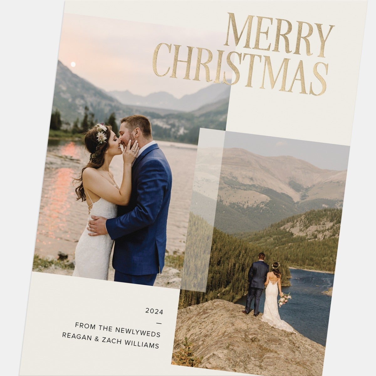 Overlay Holiday Card