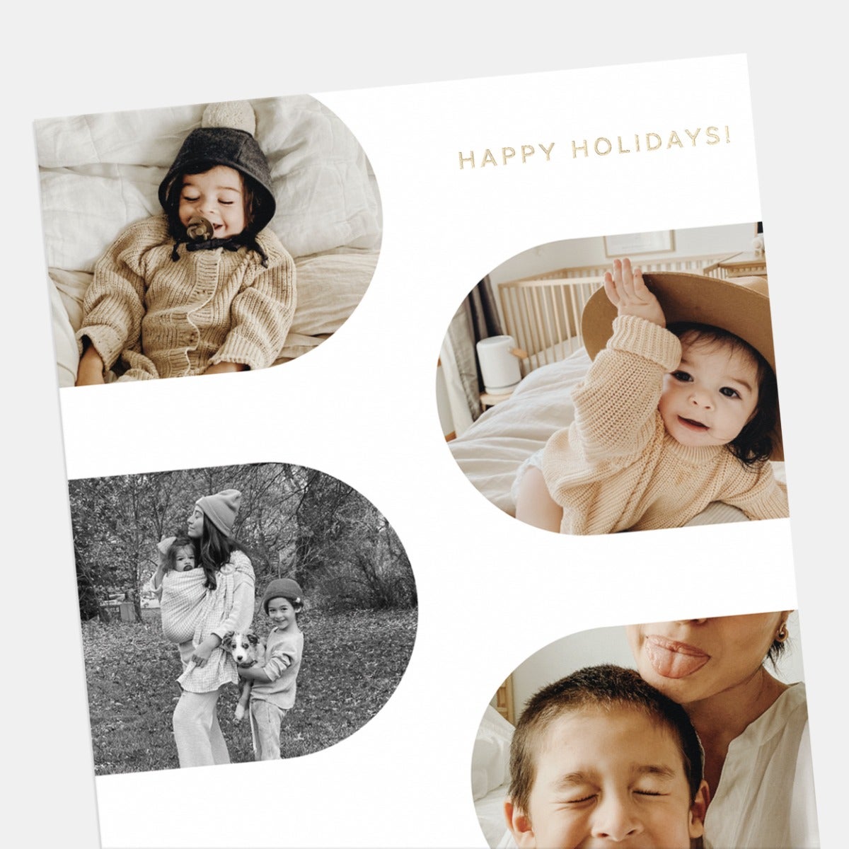 Photo Capsule Holiday Card