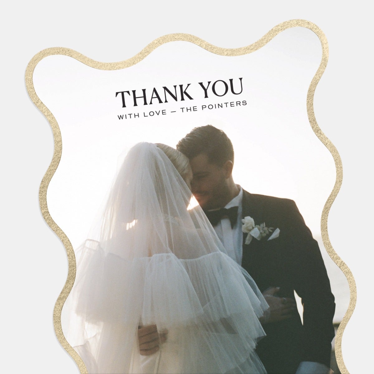 Squiggle Portrait Thank You Card