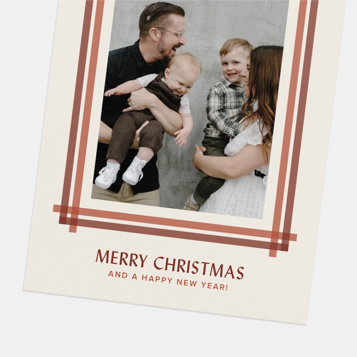 Tartan Trim Holiday Card