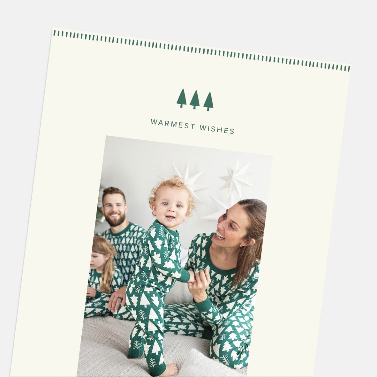 Hanna Andersson Wintergreen Trees Holiday Card