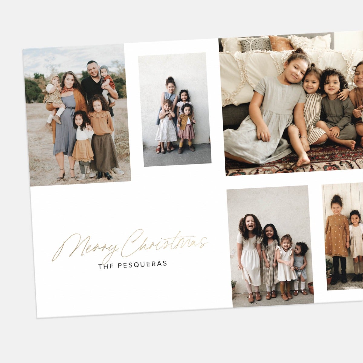 Christmas Script Holiday Card