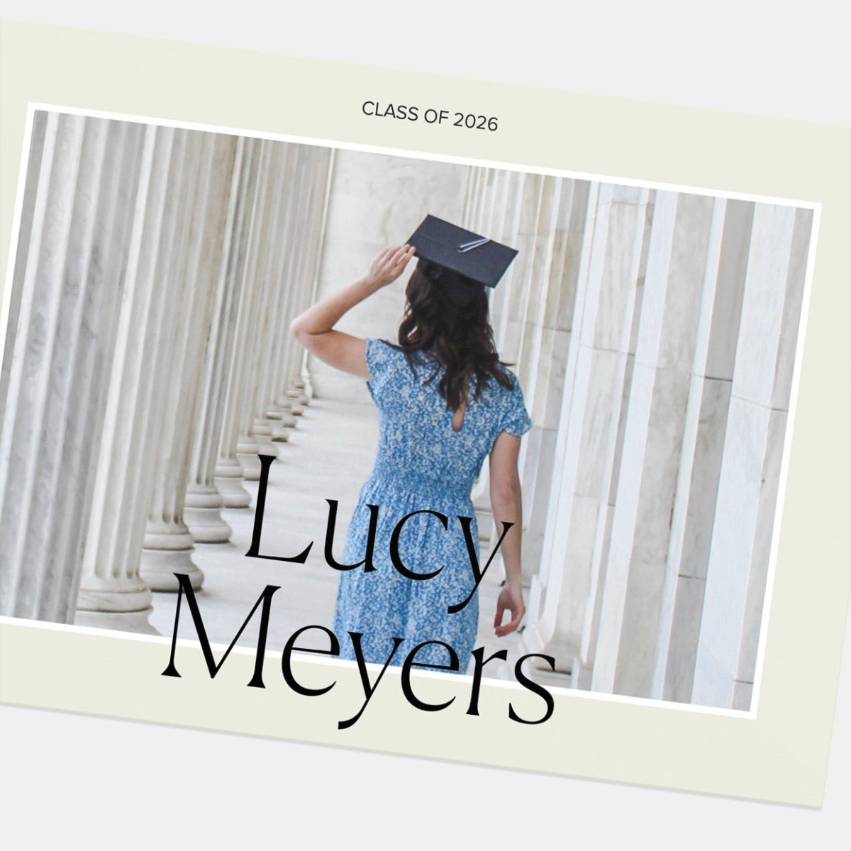 Classic Bold Graduation Announcement