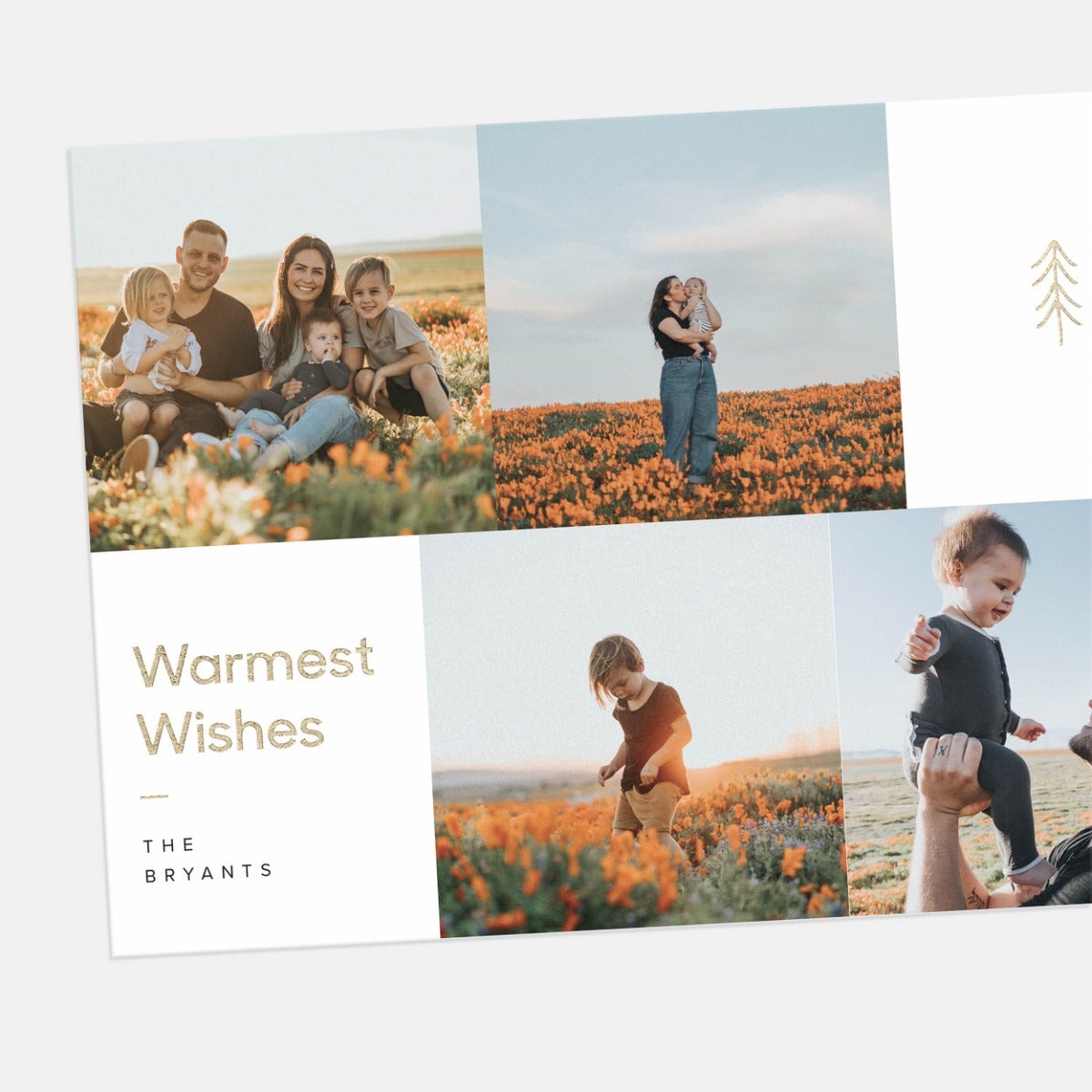 Minimalist Sketch Holiday Card