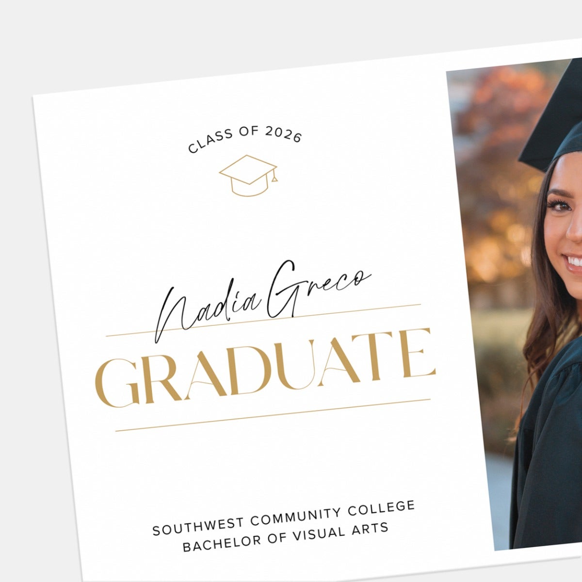 Simple Handwritten Graduation Announcement | Artifact Uprising