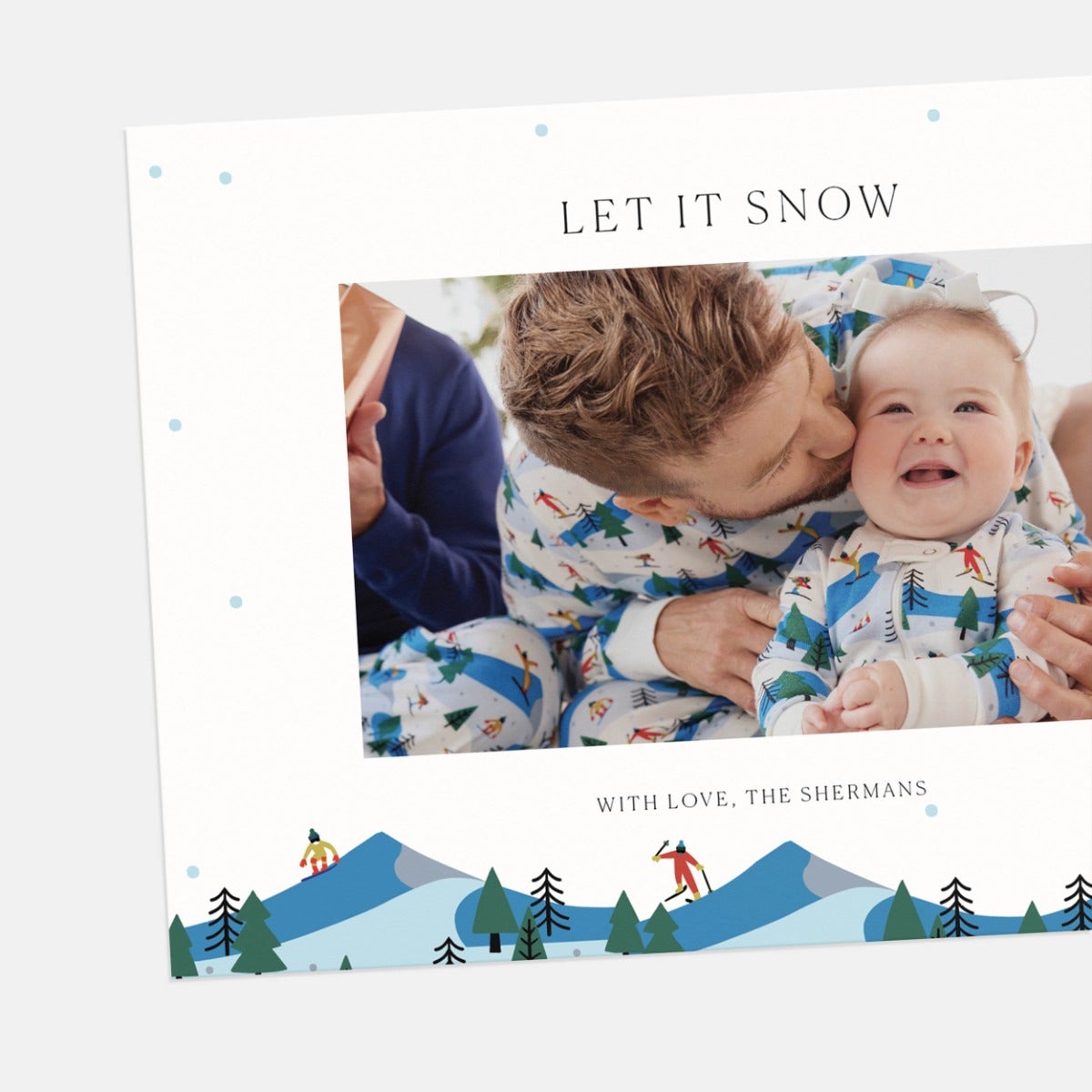 Hanna Andersson Ski Slope Holiday Card
