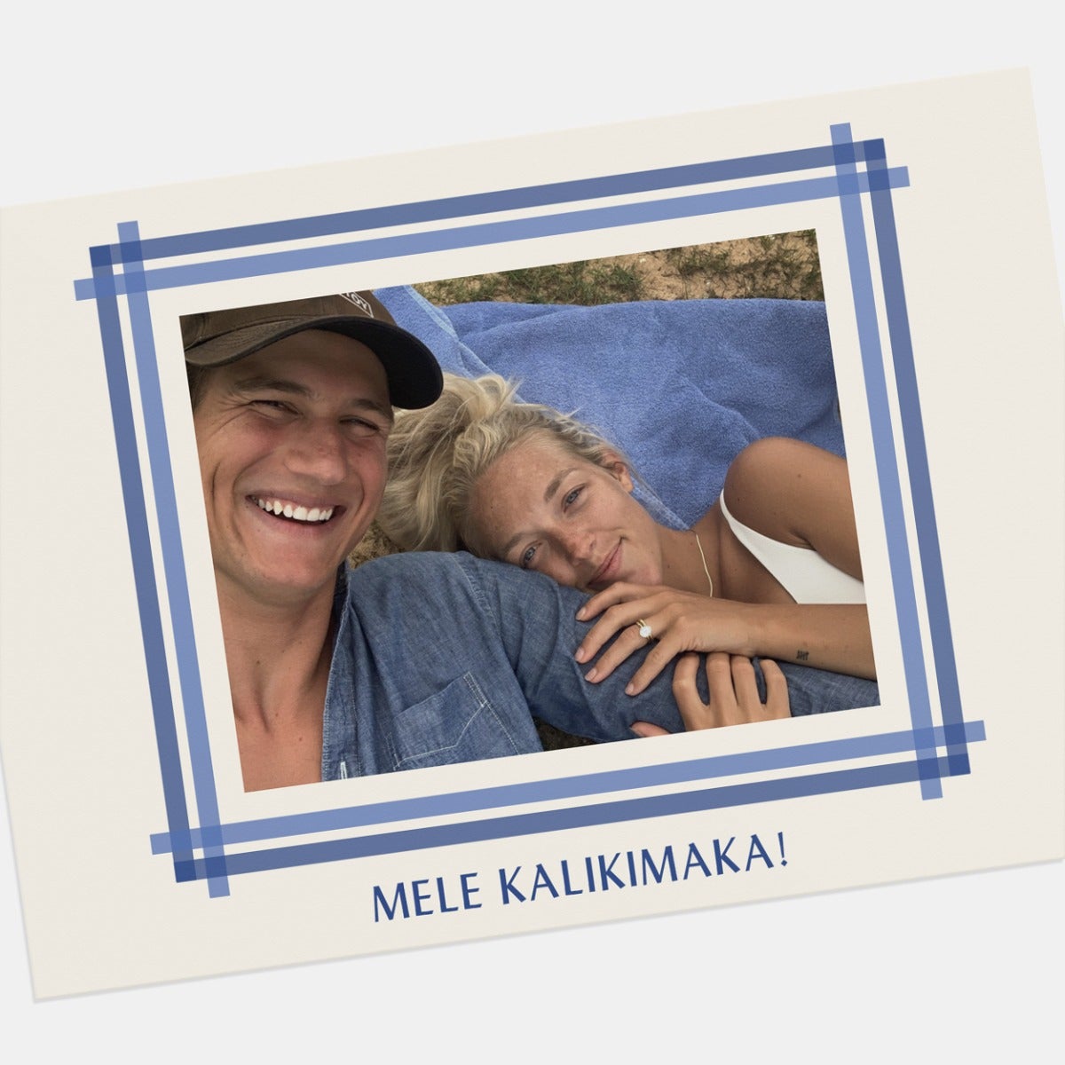 Tartan Trim Holiday Card