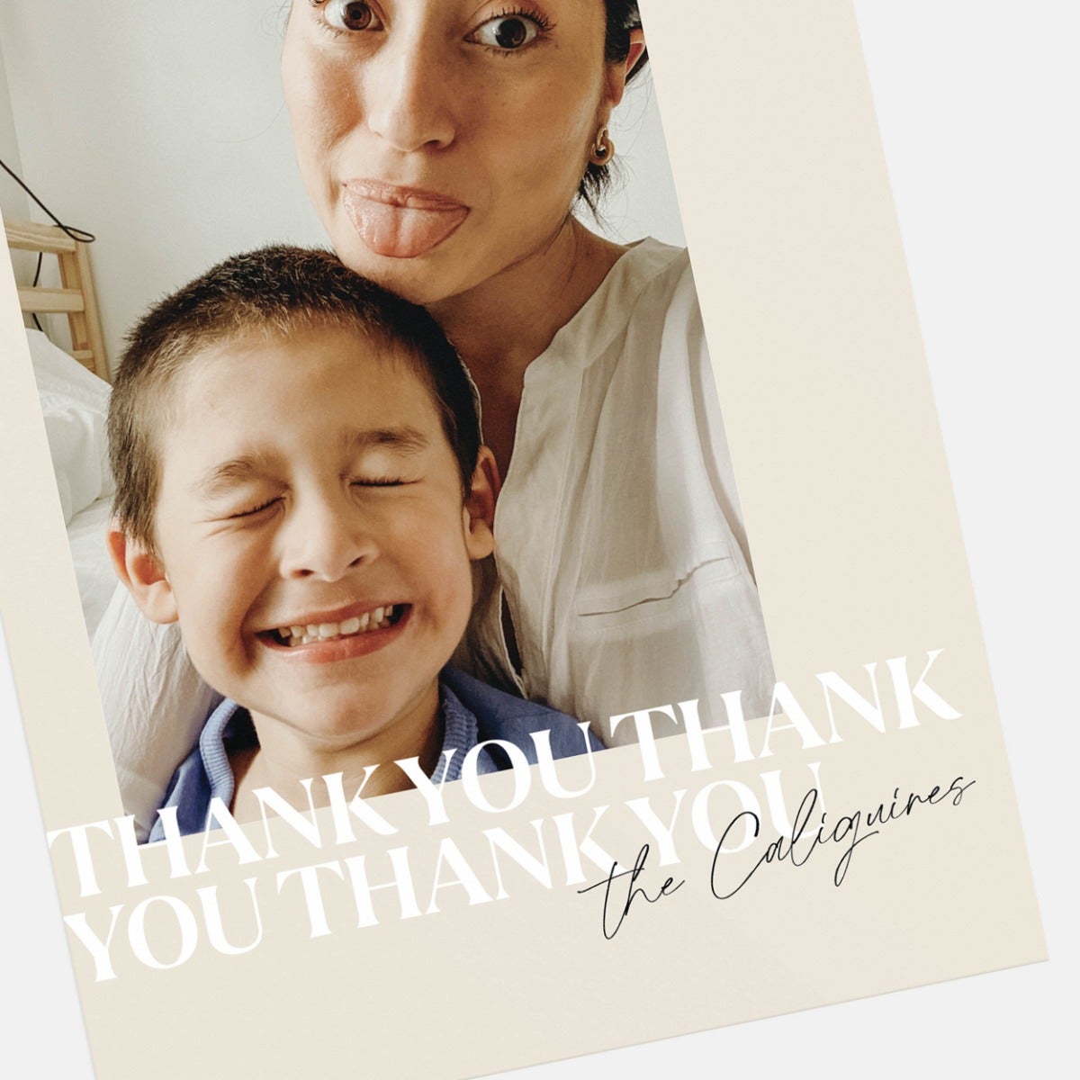 Thank You Thank You Folded Thank You Card