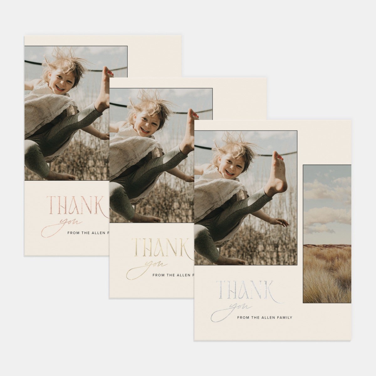 Aesthetic Thank You Card