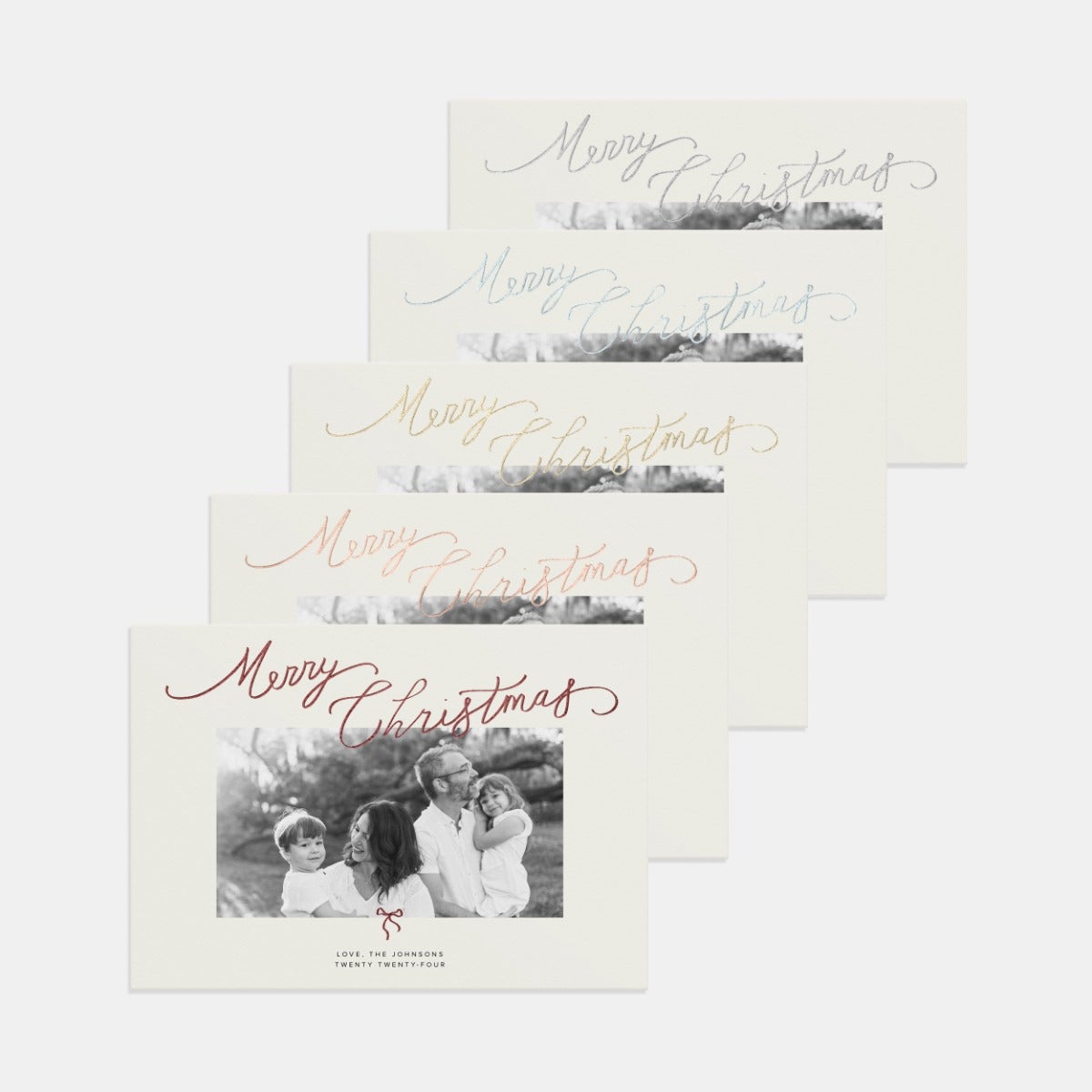 Merry Christmas Bow Card