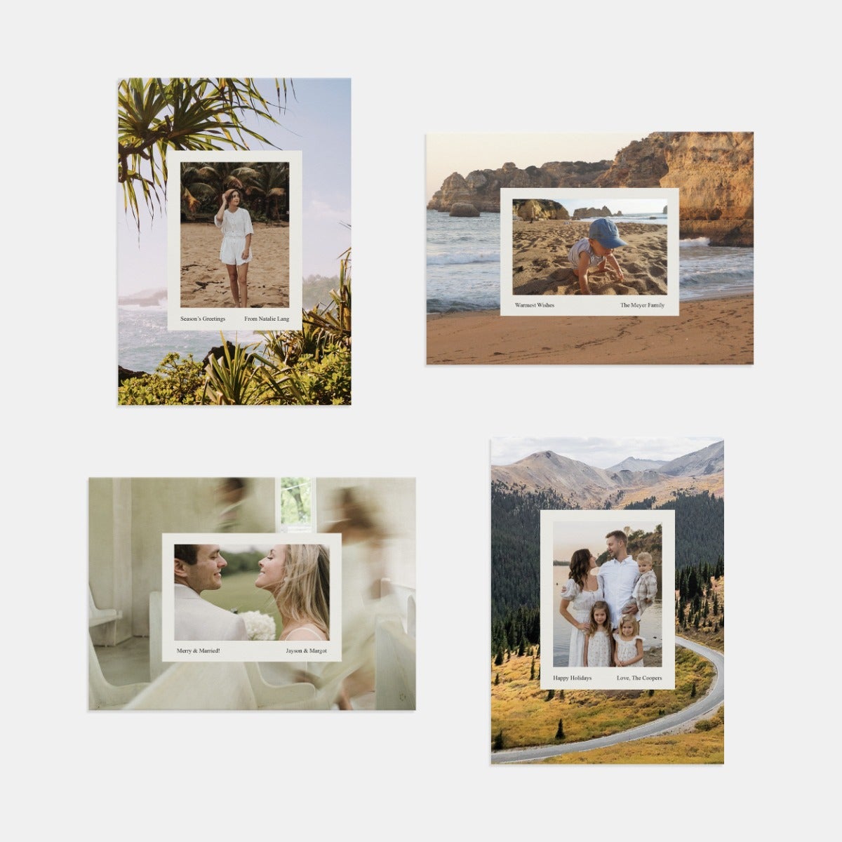 Backdrop Feature Holiday Card by Artifact Uprising | Cards