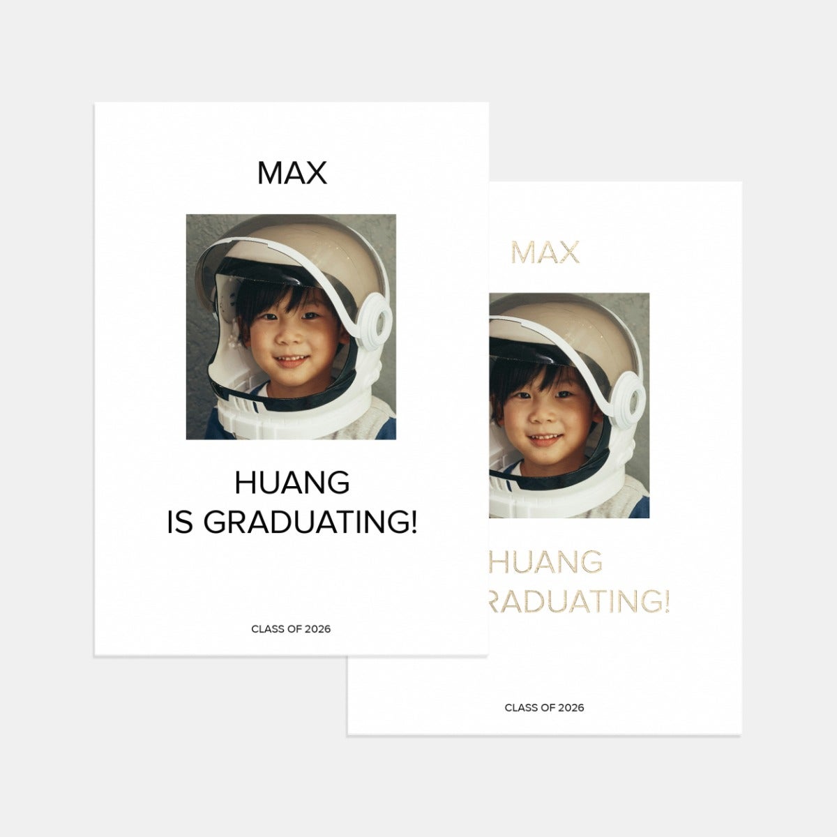 Minimalist Graduation Announcement