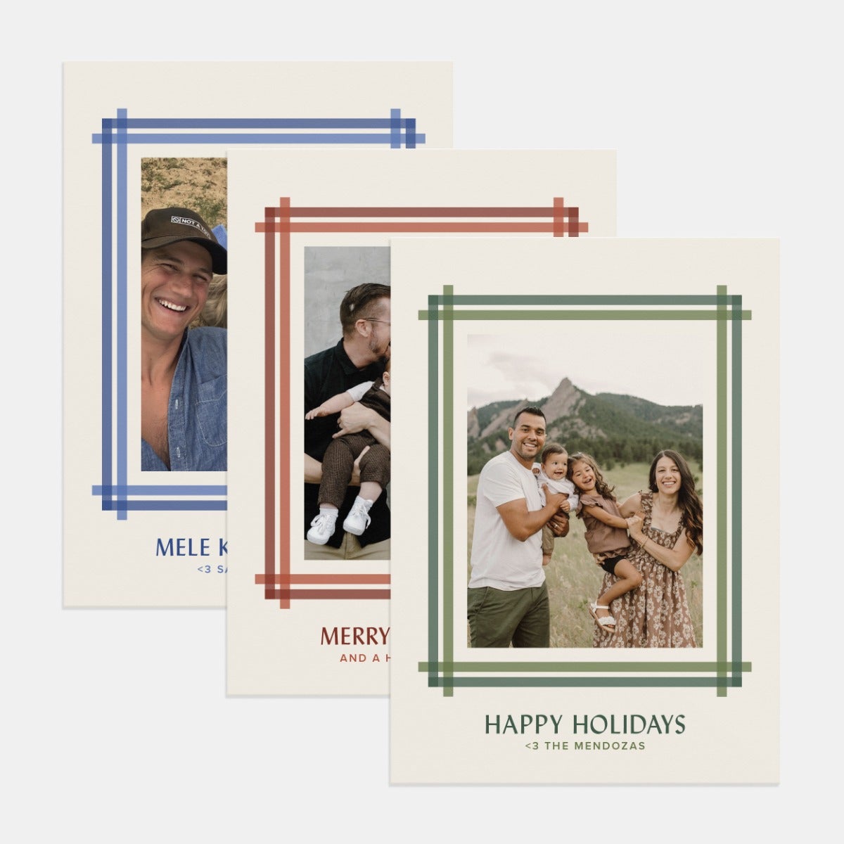 Tartan Trim Holiday Card