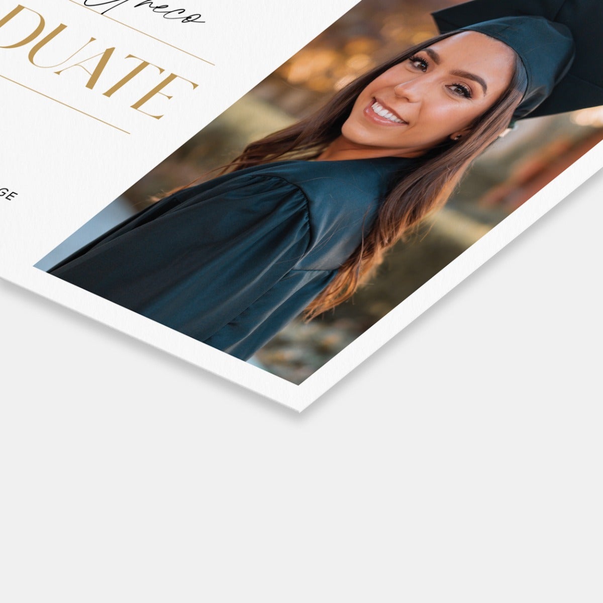 Simple Handwritten Graduation Announcement