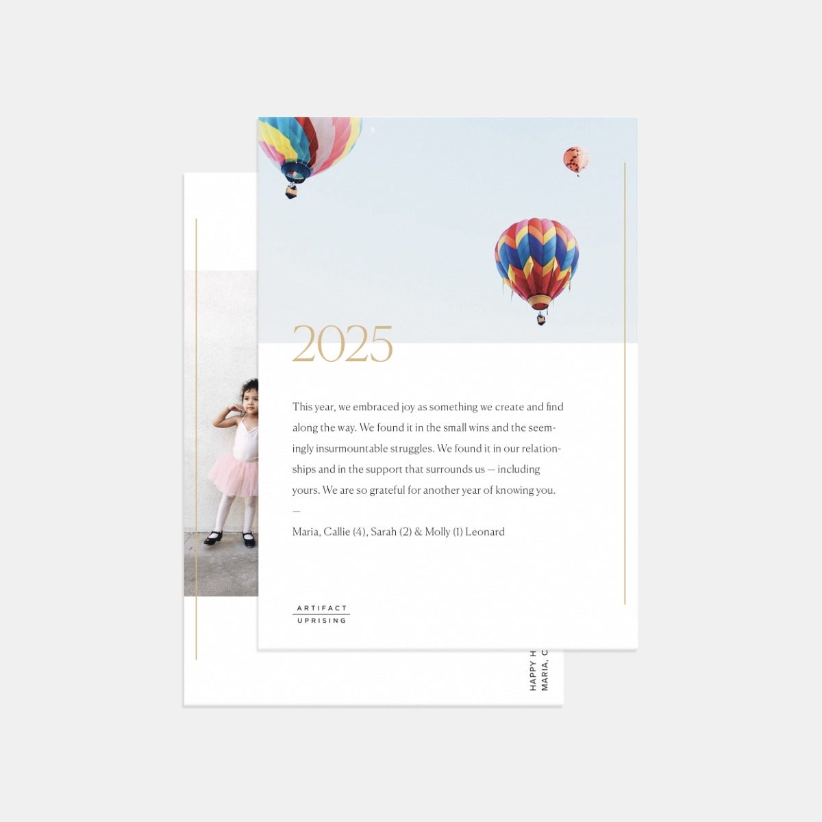 Classic Greeting Holiday Card