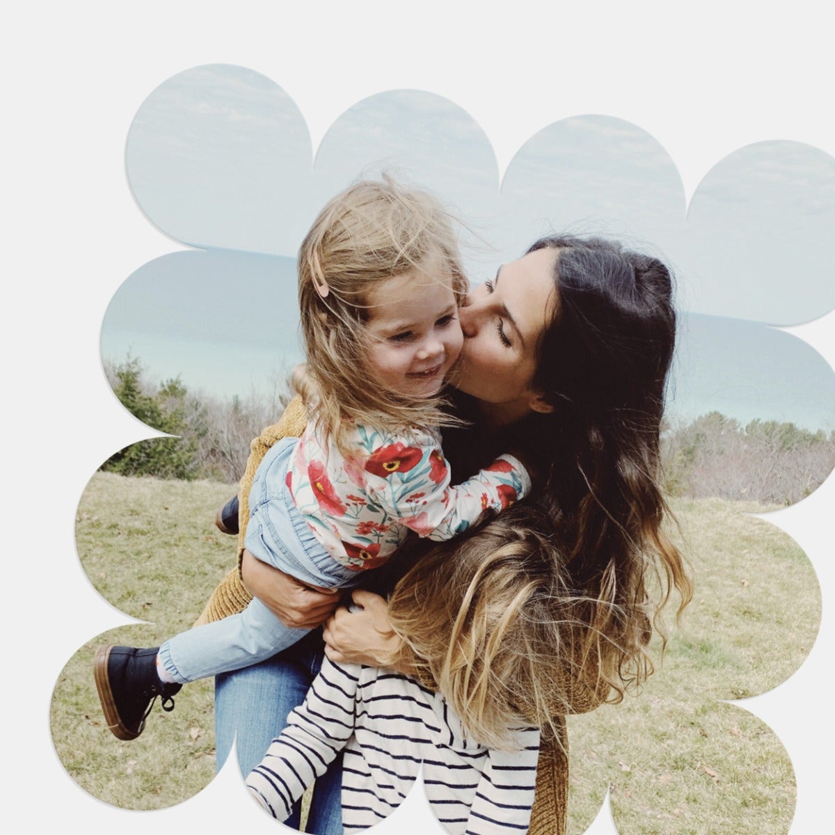 Scallop Square Holiday Card