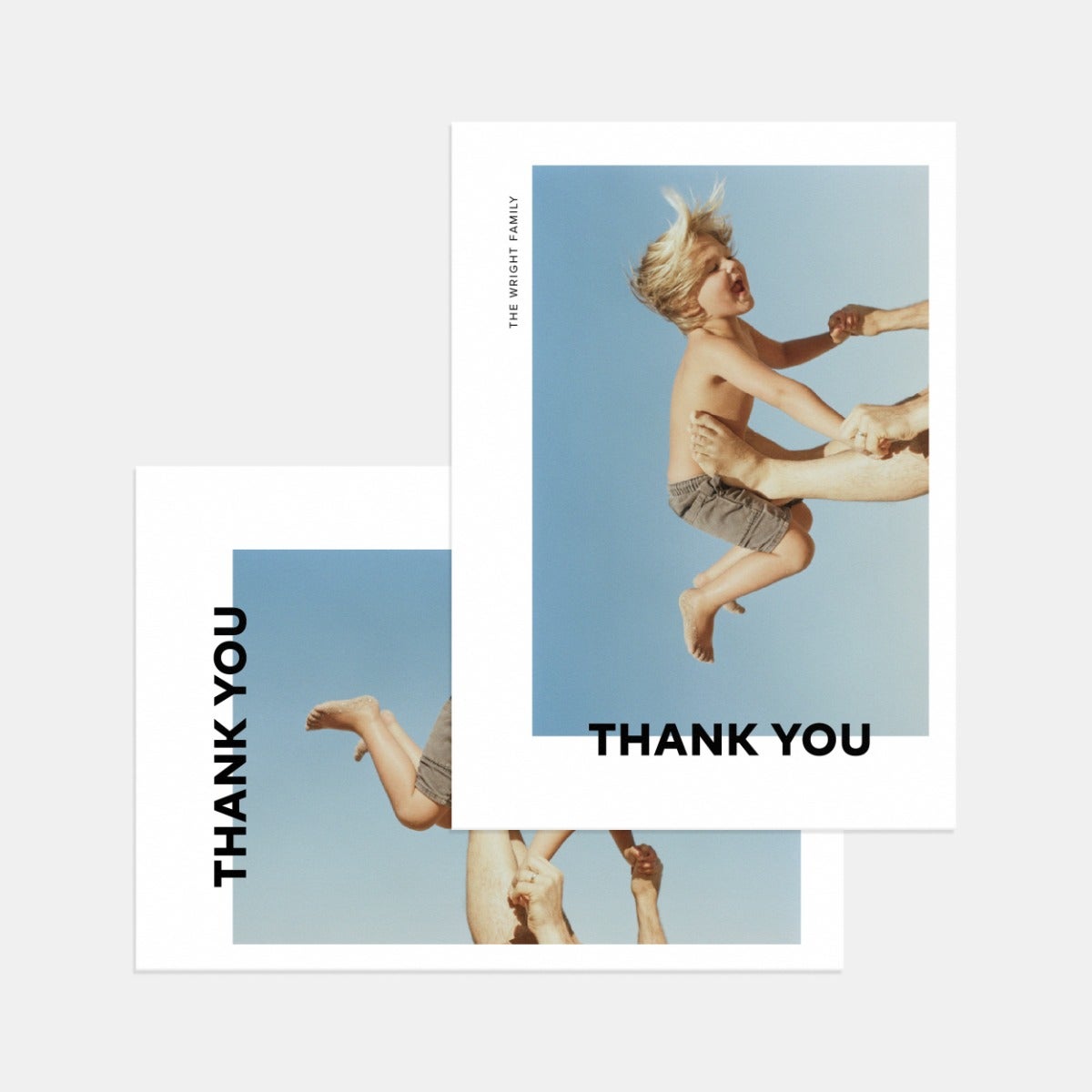 Simple Custom Photo Thank You Card