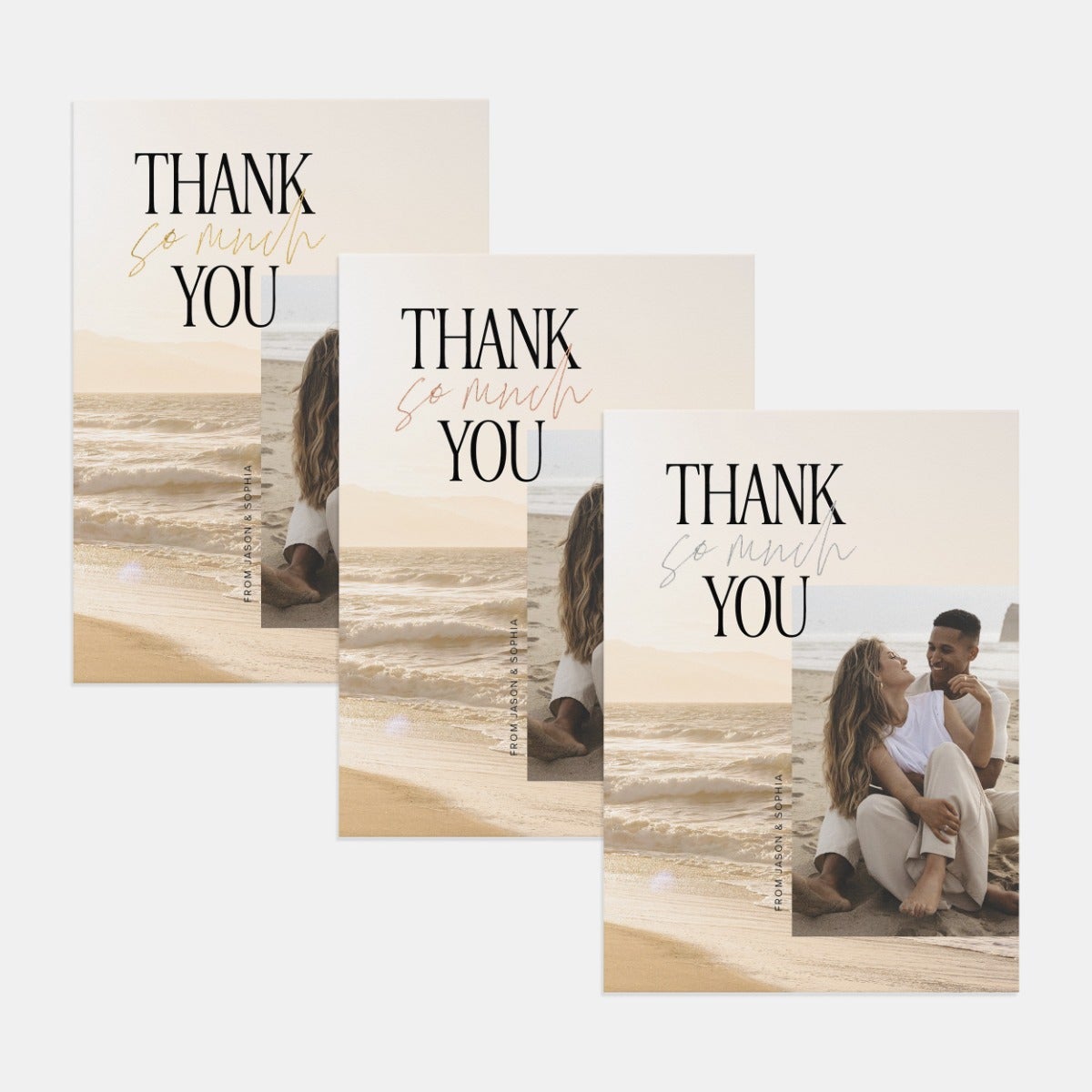 Layered Photo Thank You Card