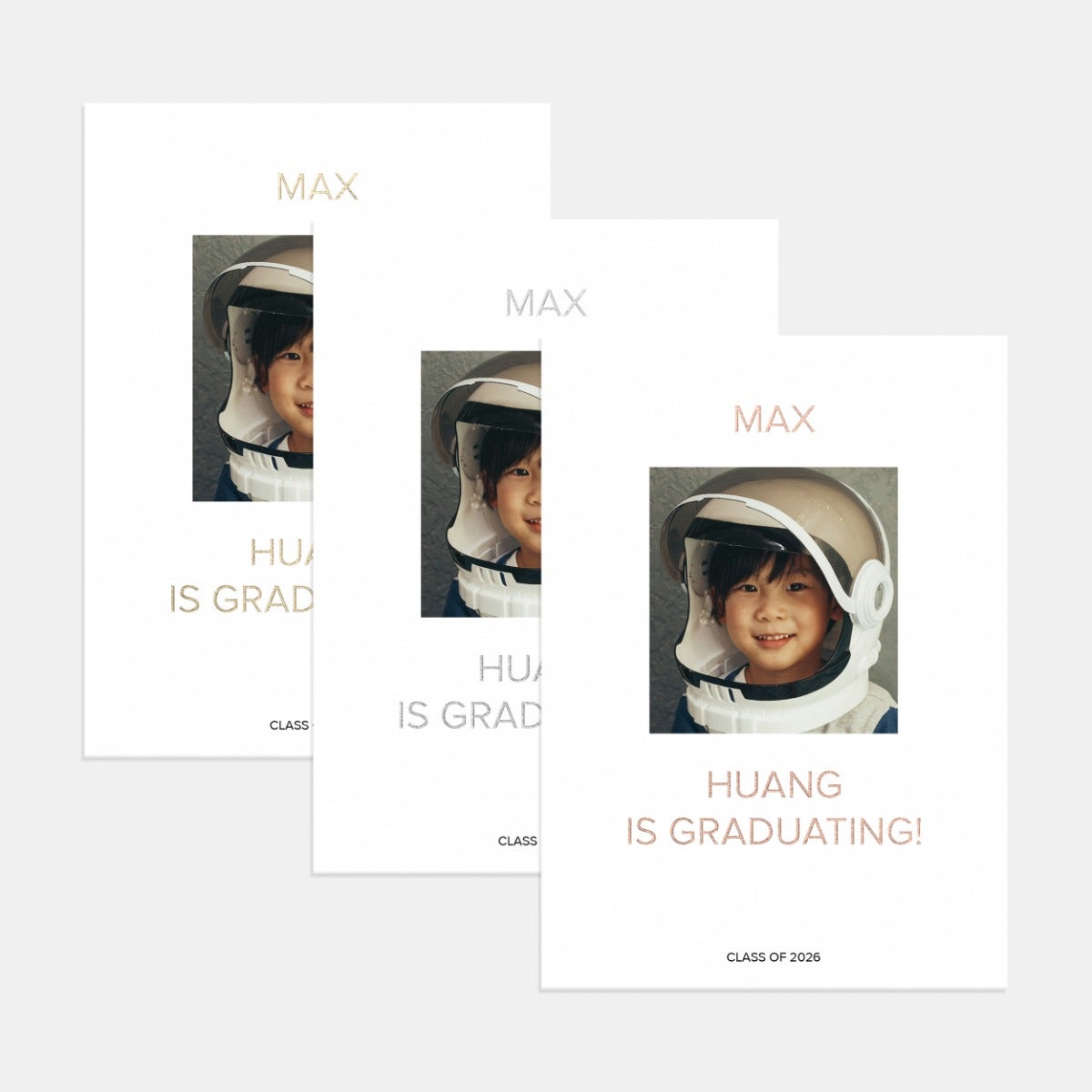 Minimalist Graduation Announcement
