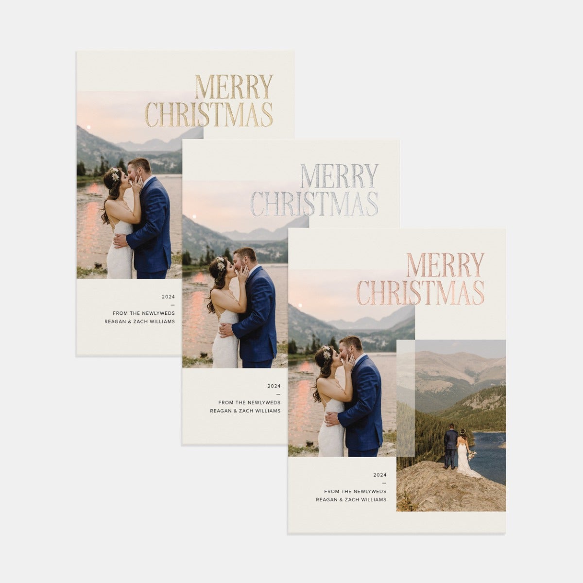 Overlay Holiday Card