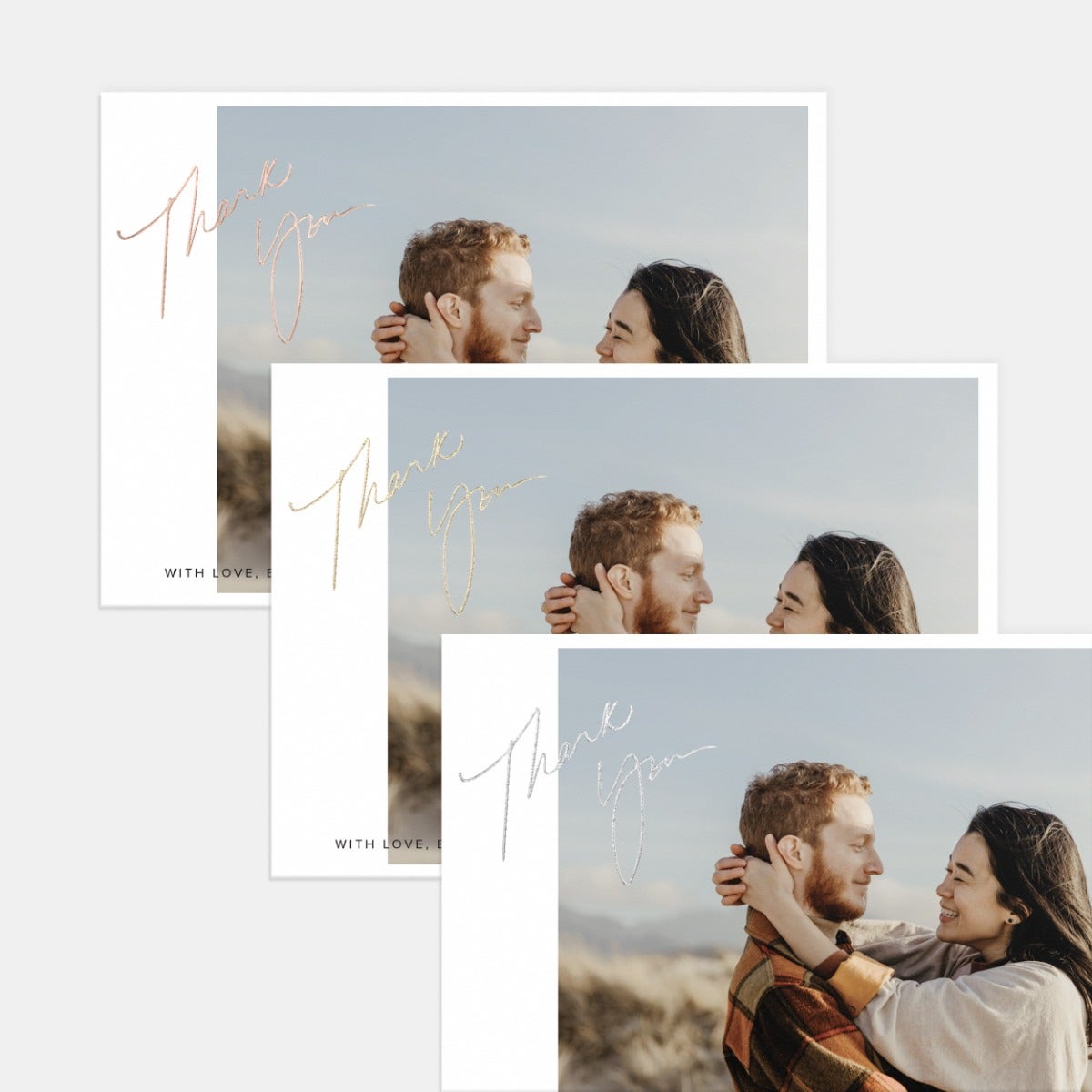 Scripted Greeting Thank You Card