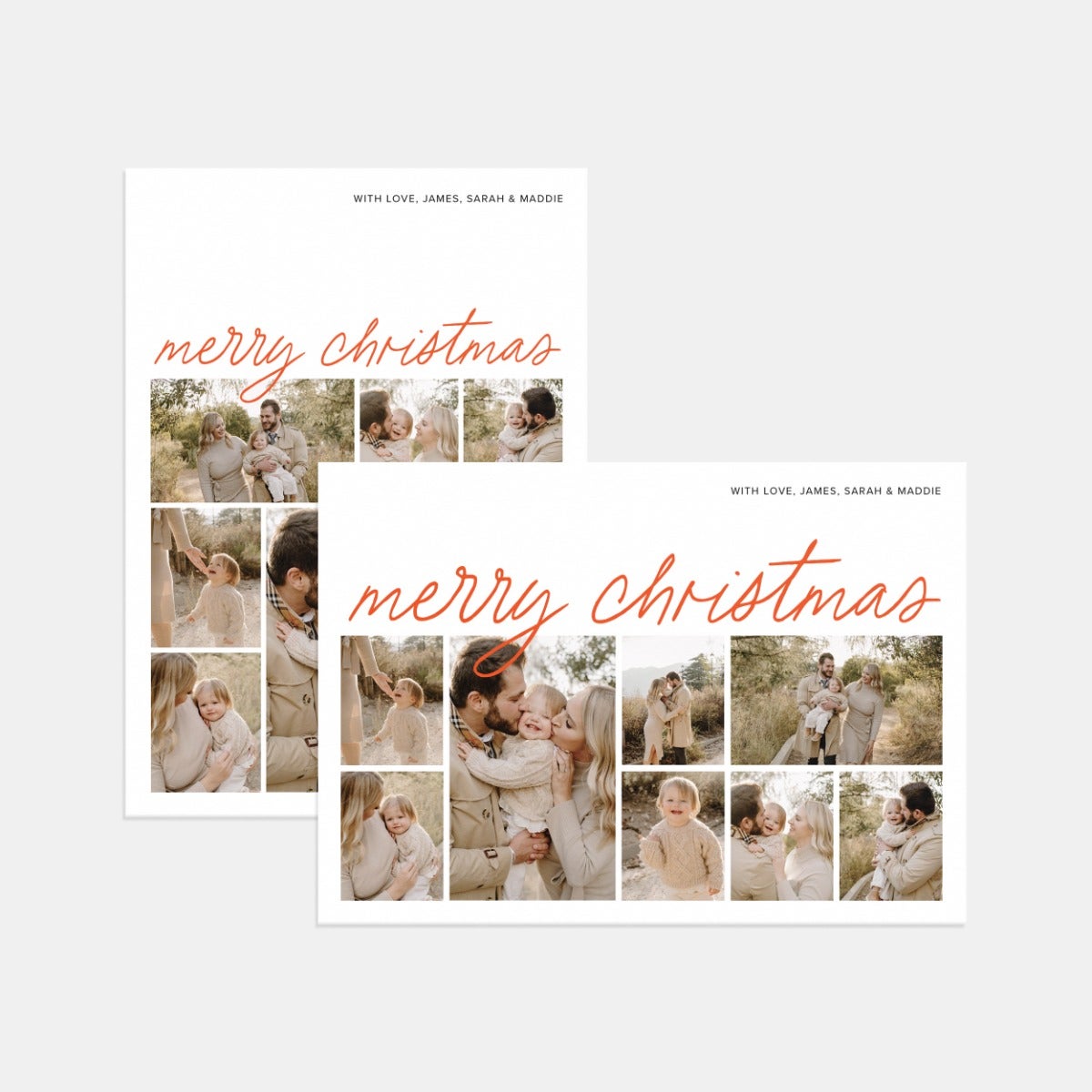 Merry Christmas Script Card