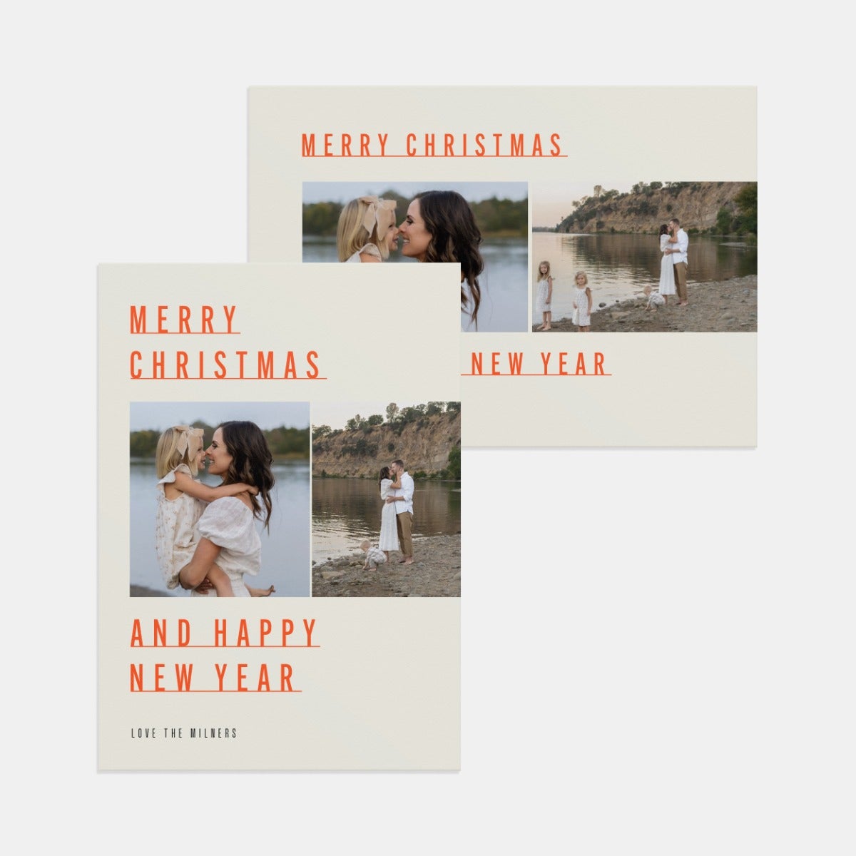 Marquee Lettered Holiday Card