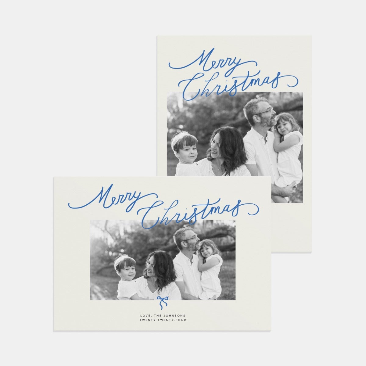 Merry Christmas Bow Card