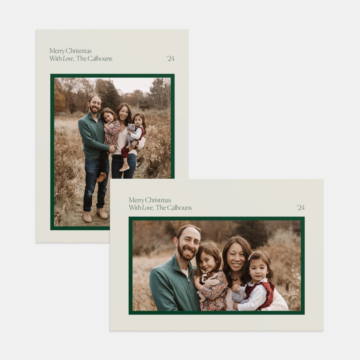 Modern Frame Holiday Card by Artifact Uprising | Cards