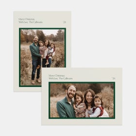 Modern Frame Holiday Card by Artifact Uprising | Cards