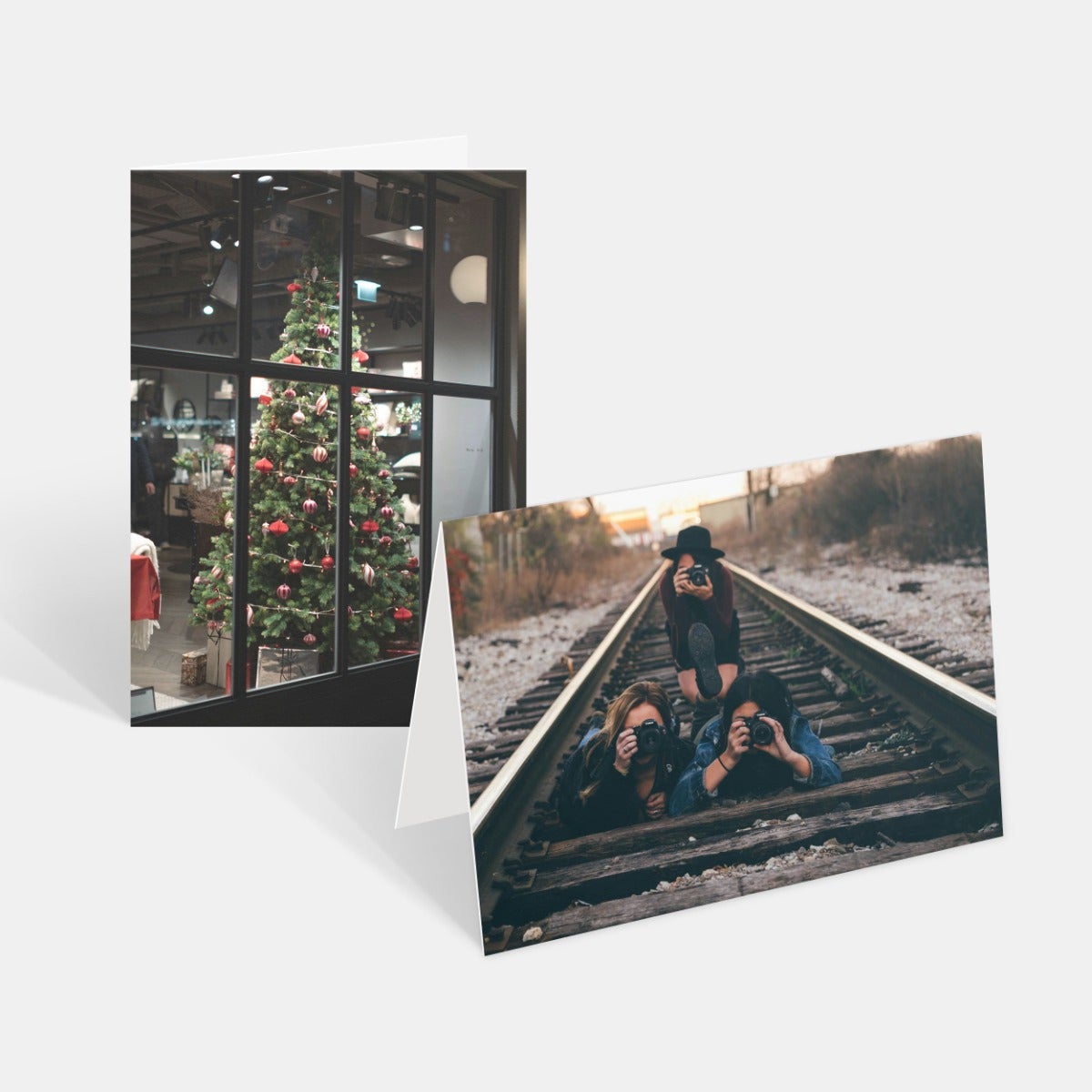 Design Your Own Folded Business Holiday Card