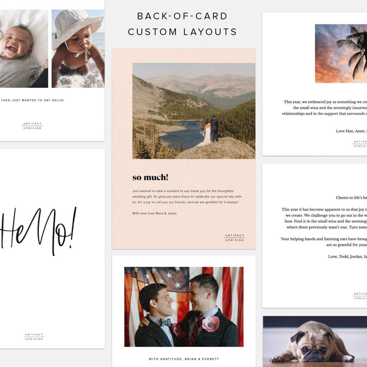 Groovy Grateful Thank You Card