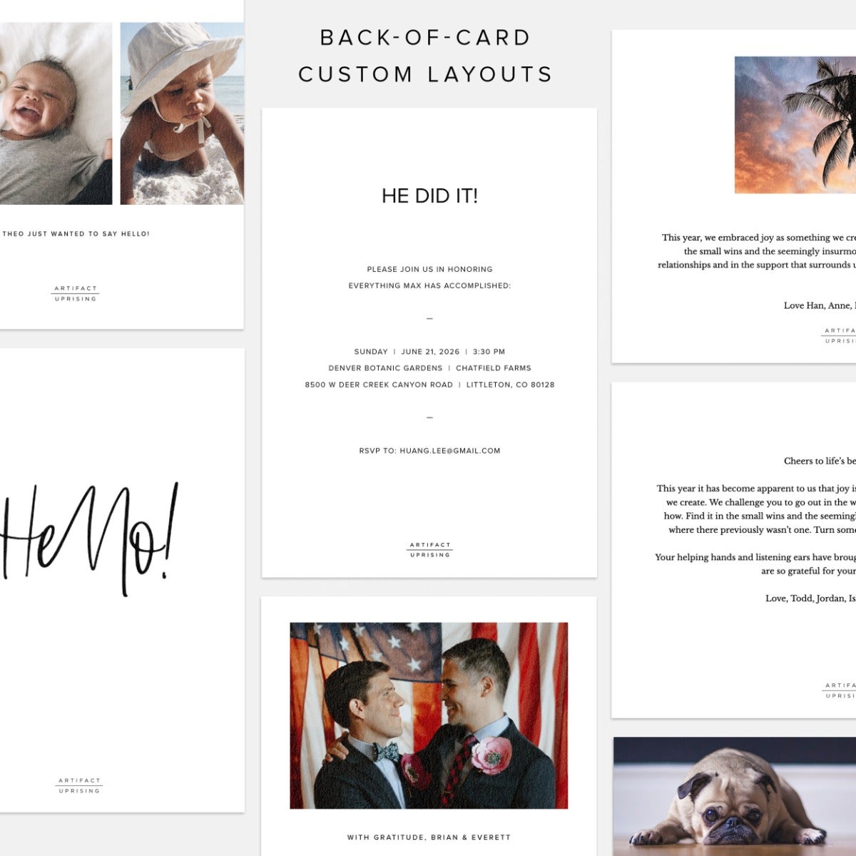 Minimalist Graduation Announcement