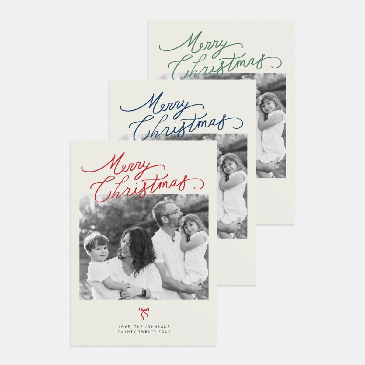 Merry Christmas Bow Card by Artifact Uprising | Cards