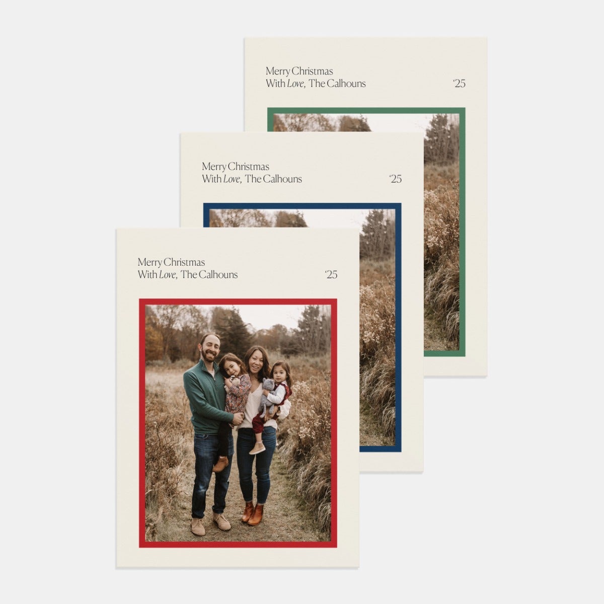 Modern Frame Holiday Card