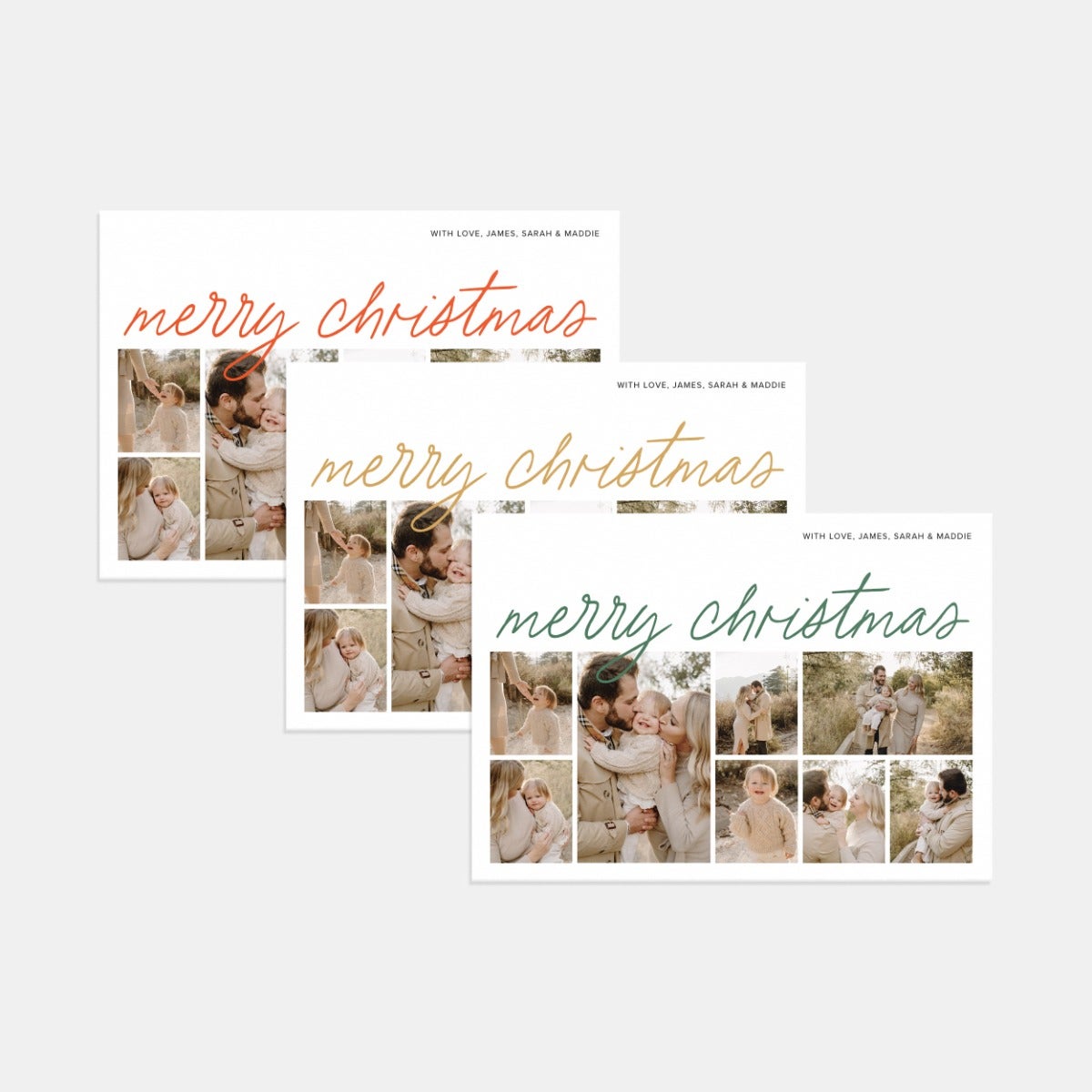 Merry Christmas Script Card