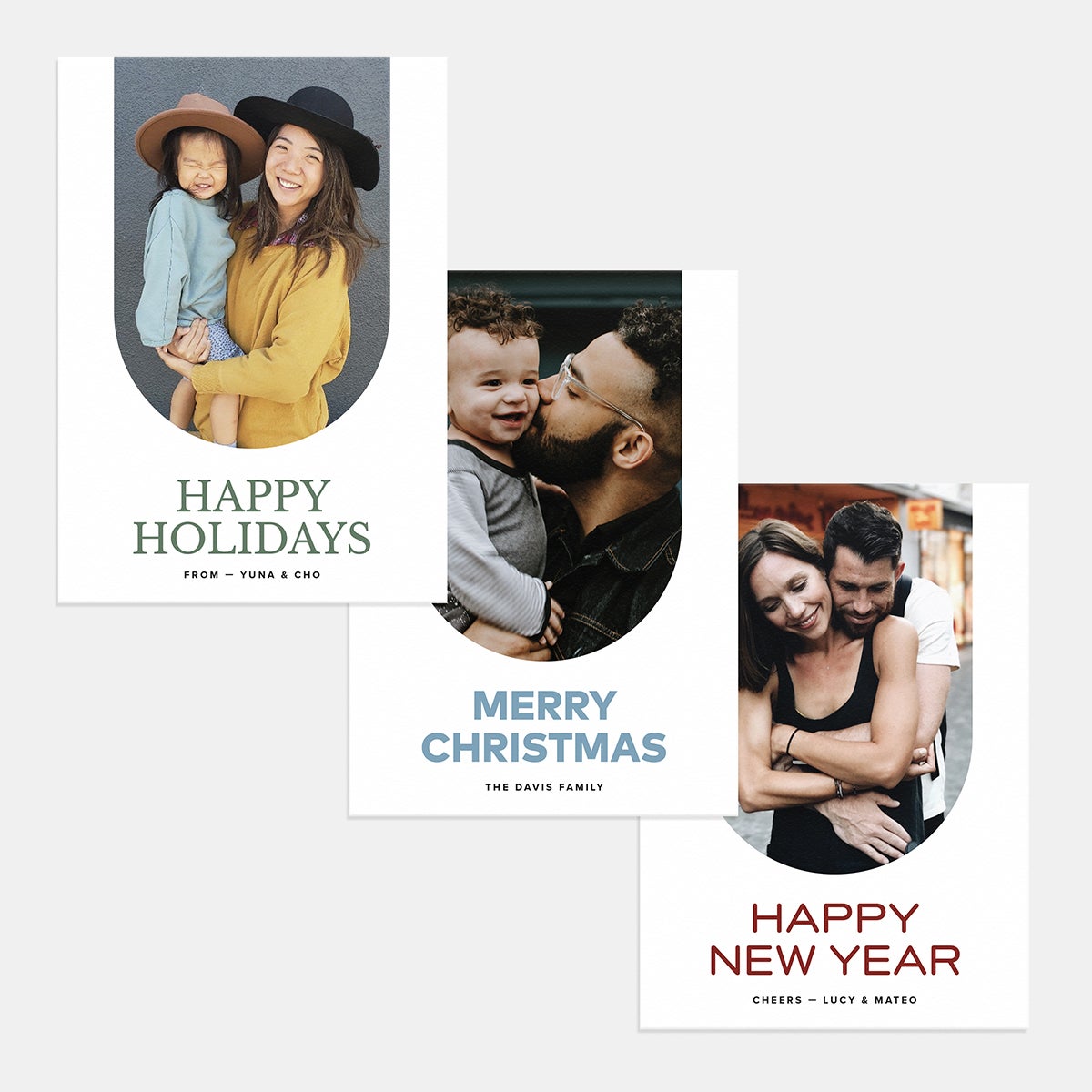 Only Upside Holiday Card